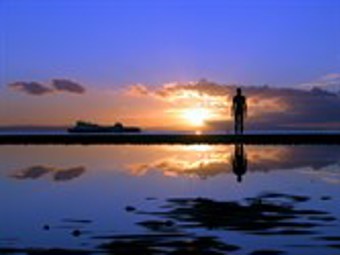 Decorative Image of Anthony Gormley's 'Another Place'